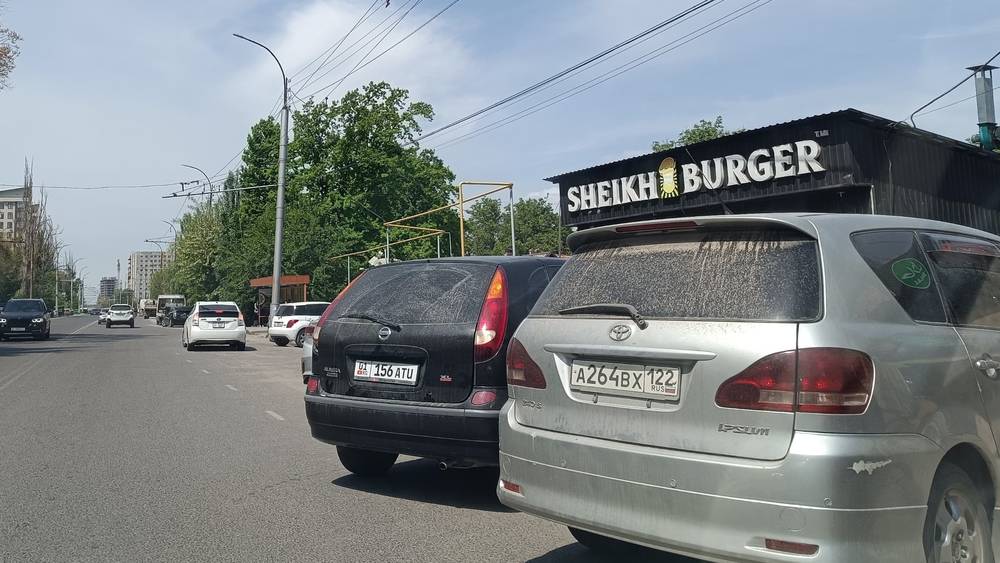 Остановка на проспекте Ленина снова заставлена машинами. Фото