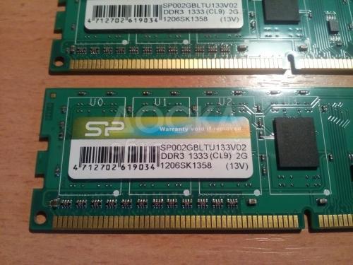 Продам оперативную память 2 шт по 2 гб