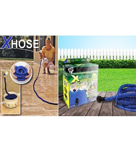 Уникальный компактный шланг-гармошка+трансбой для полива 30 м