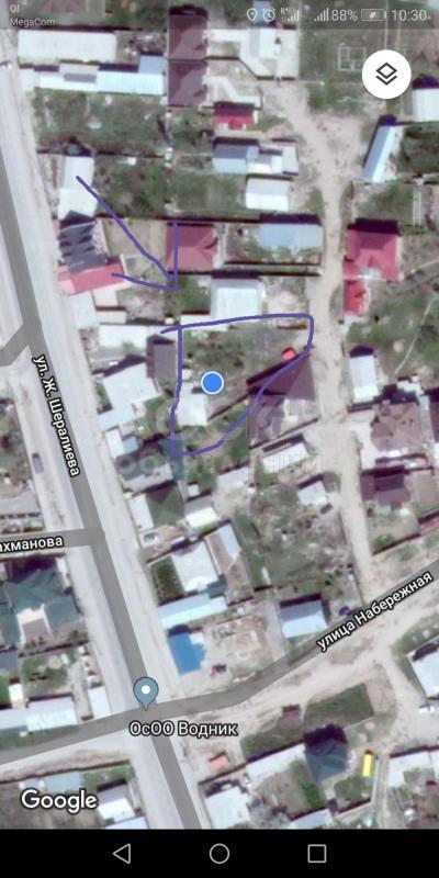 Продаю участок под строительство, 8.8 соток Арча Бешик, ул Набережная 141.