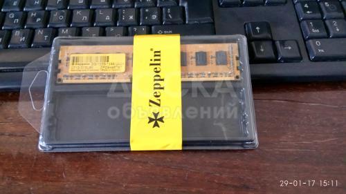 Оперативная память или ОЗУ DDR3 2GB Zeppelin