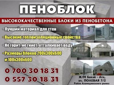 пеноблок от производителя 0700(557)301831