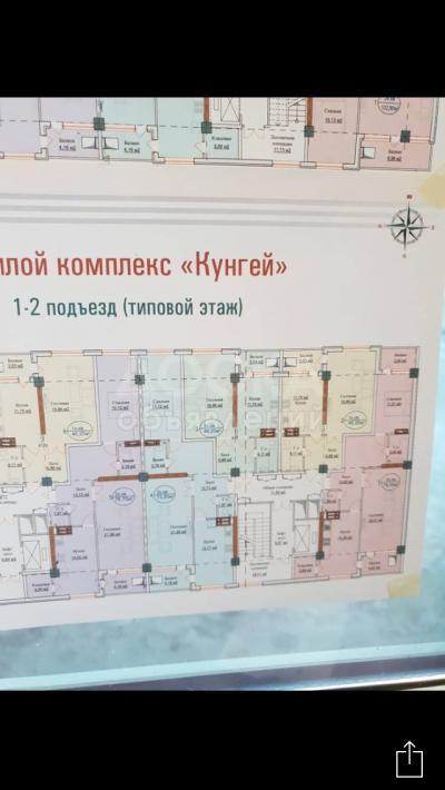 Продаю 2-комнатную квартиру, 77кв. м., этаж - 10/10, Асанбай.