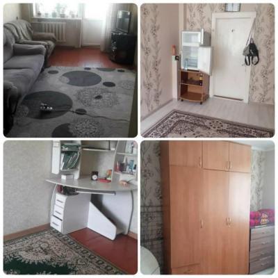 ПРОДАЕТСЯ 2 КОМ КВАРТИРА в мкр. ПИШПЕК
 Напротив базарчика ул. Л.Толстого/Термечикова Дом 6 кв.31 
Этаж 4/5, не угловая. 
Индивидуальный проект. Площадь 45,6 м2.
 Продается с мебелью