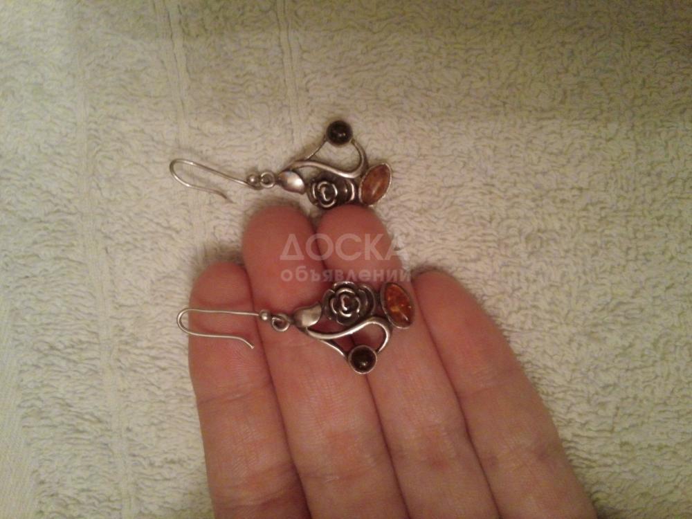 Серебрянные сережки
