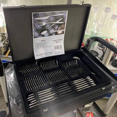 Подарочный Чемоданчик  со столовыми приборами наивысшего качества дешевле на -25% ТОЛЬКО 2 дня:
Black Friday!!!
29 и 30.11.19г !!
8500 сом -25%= 6375 сом!!!
Успейте купить!
В наборе 50пр на 12 персон!

На фото великолепная серия Sonate наивысшевей пробы с