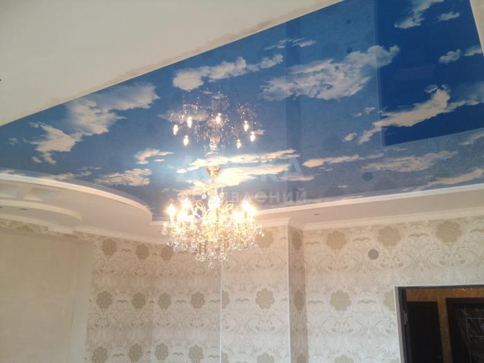 все виды натяжных потолков