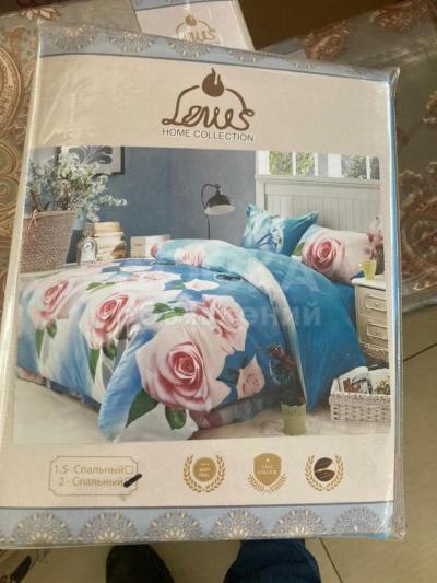 Высокоплотный САТИН Двухспальный: Пододеяльник 180*220 Простыня