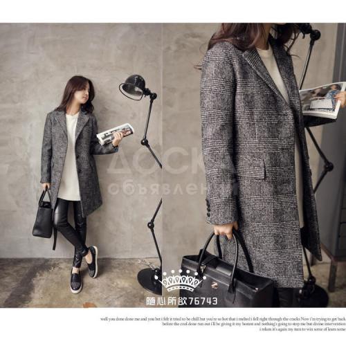 Молодежное пальто на весну