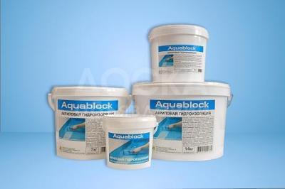 Акриловая гидроизоляция Aqablock