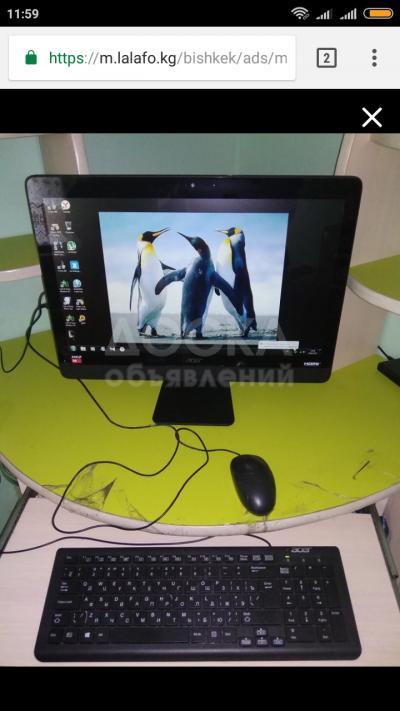 Срочно продаю моноблок Acer Aspire C20-220