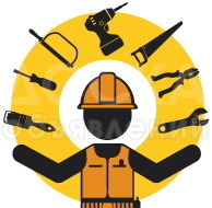 Умелый сосед.
делает