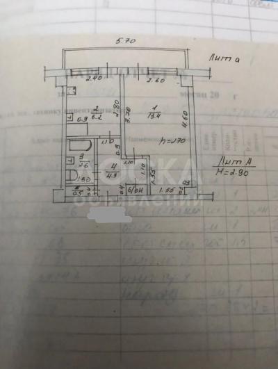 Продаю 1-комнатную квартиру, 34.8кв. м., этаж - 4/9, Огонбаева/Гоголя.