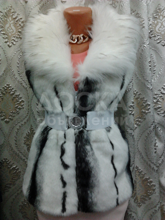 Модные меховые жилеты. Новые