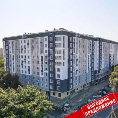 Продаю 1-комнатную квартиру, 53кв. м., этаж - 2/10, ул. Калык Акиева/Жумабека .