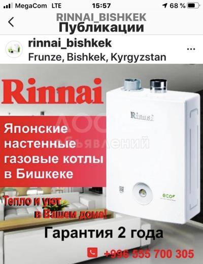 Газовый настенный котел"Риннай"