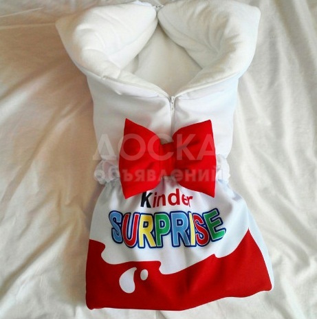 Конверт- одеялко "Kinder surprise" на выписку