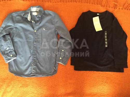 Продаются рубашка и кофта на 4-5 лет
