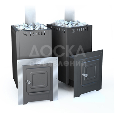 Продаю совершенно новую заводскую банную печь - каменку (печь для сауны, дровяную каменку) "Ермак 16" российского производства на объем до 16 м3!, Внимание! Ограниченная серия. Подробности, фото, цена - внутри.