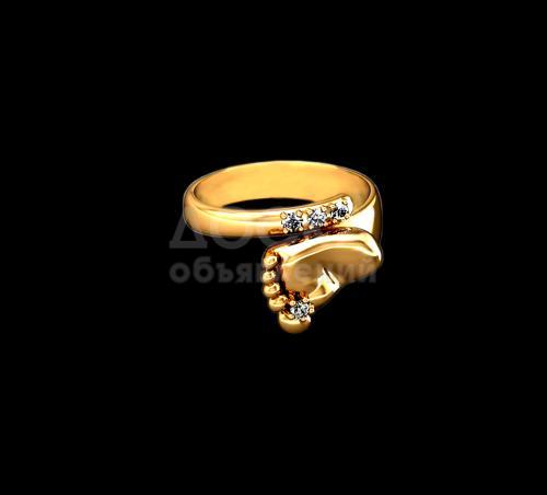 КОЛЬЦО "Ножка младенца"