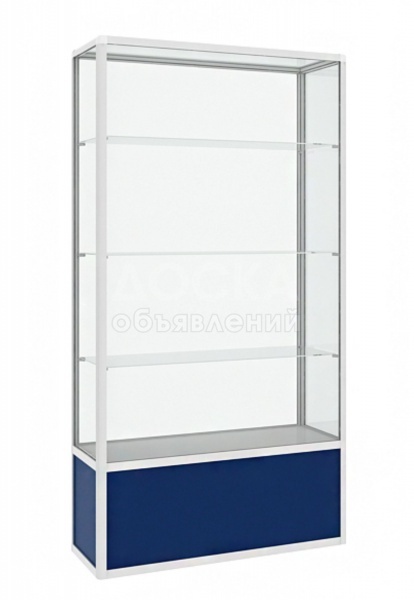 Четырехгранная Торговая Витрина с порогом