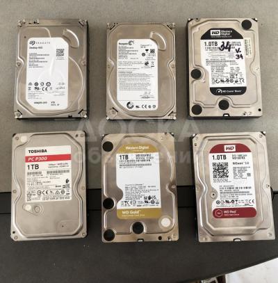 Жесткие диски для ноутбуков и ПК SSD/SATA 2'5/3'5