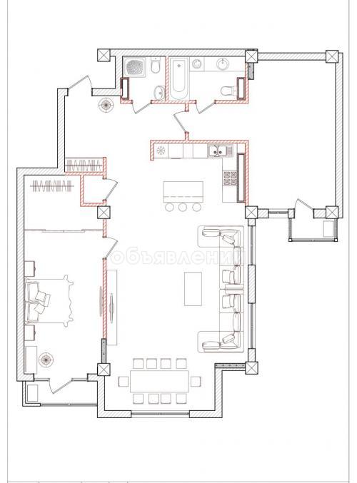 Продаю квартиру 3-ком., 126кв. м., этаж - 9/10, Ул.Южная Магистраль/пр.Мира.цена:860$кв.м.Строй комп-Авангард стиль-.