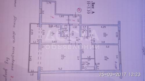 Продаю квартиру 3-ком., 80кв. м., этаж - 5/9, Средний Джал.