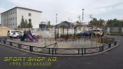 Детские площадки, качели, горка, балансир, карусель, песочница,