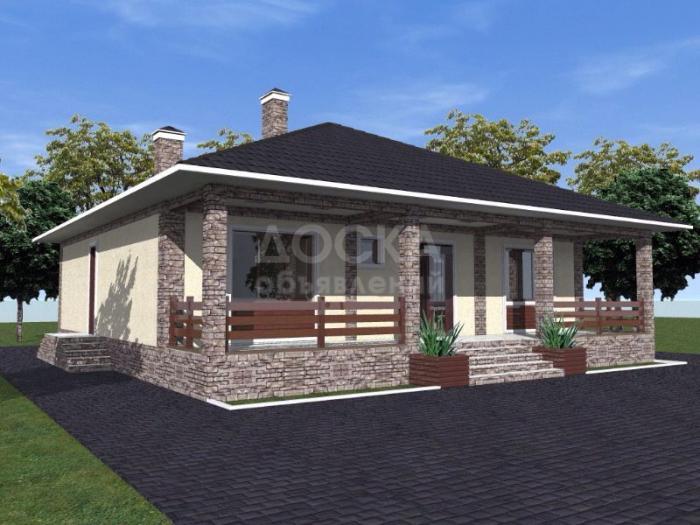 Продаю дом 5-ком., 175кв. м., этаж-1, 5-сот., стена кирпич, Арча-Бешик начало.