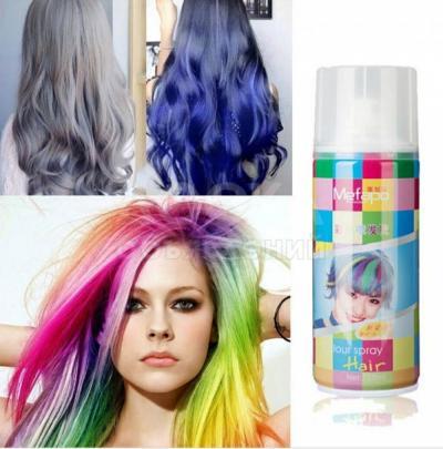 Краска-спрей для окрашивания волос . С которым можете покрасить