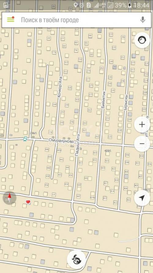 Продаю участок под строительство, 5 соток ж/м Ак Ордо ул. Омуракунова пер. ул.Падыш ата.