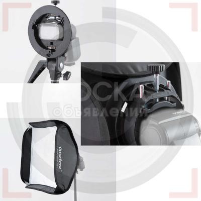 Складные софтбксы godox для накамерных вспышек. Размер 40Х40