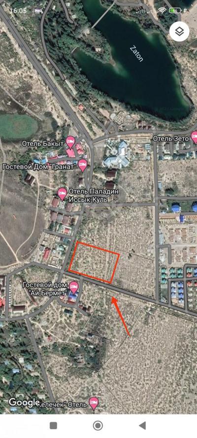 Продаю участок под строительство, 140 соток г.Чолпон-Ата.