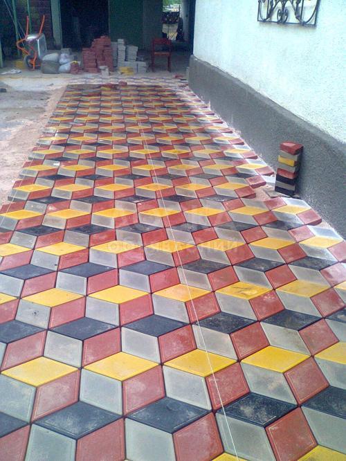 Укладки брусчатки и бардюры