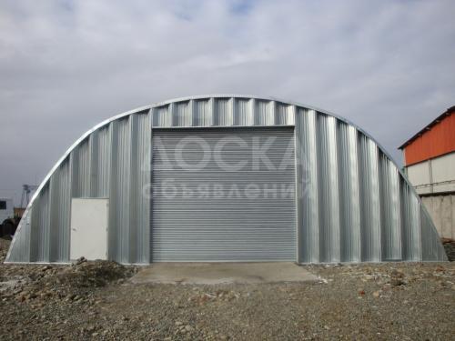 Ангары бескаркасные заводского изготовления сборно-разборные