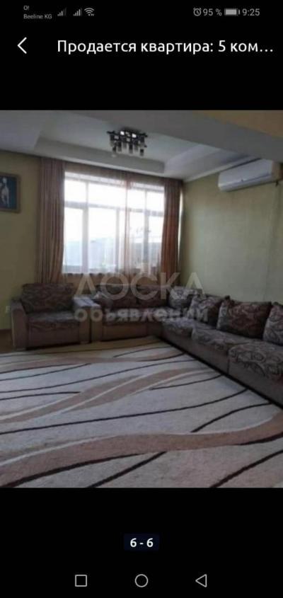 Продаю 5-комнатную квартиру, 180кв. м., этаж - 1/2, Джал 30мкр.