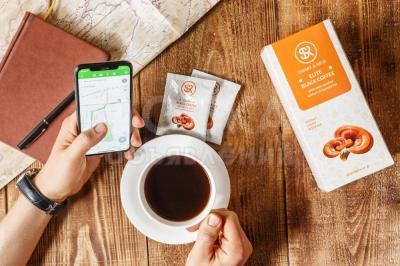 Элитный Черный Кофе со 100 % экстрактом Ганодермы