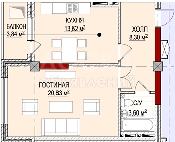 Продаю квартиру 1-ком., 50кв. м., этаж - 3/9, Шевченко - Фрунзе.