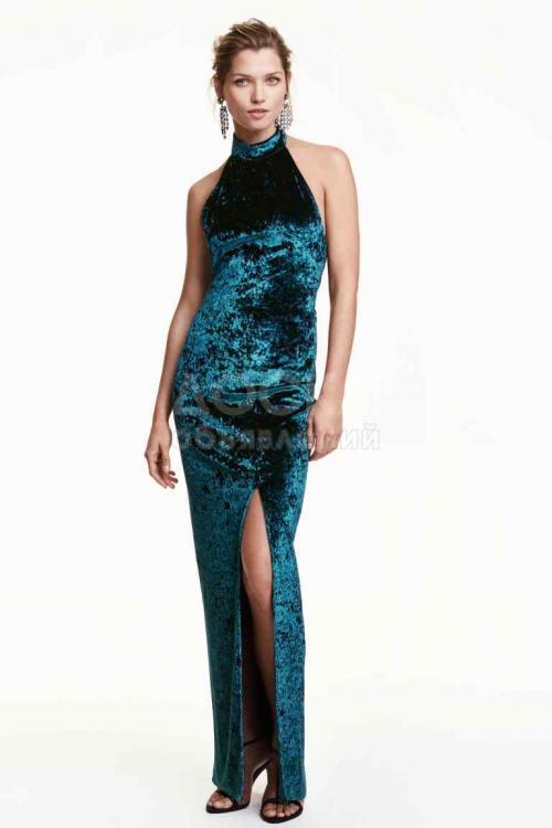 H&M Платье из бархата р.38
