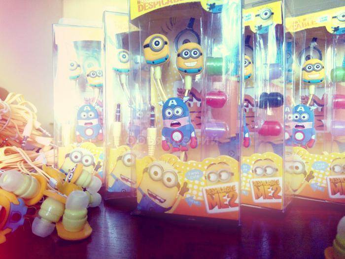 Наушники минионы