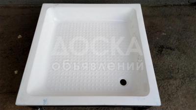 Новый поддон для душа 90/90/карбоно-пластик/