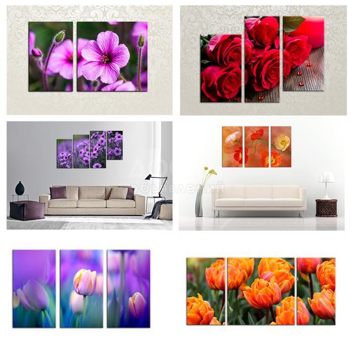 Модульные картины на холсте в Бишкеке от 1900 сом