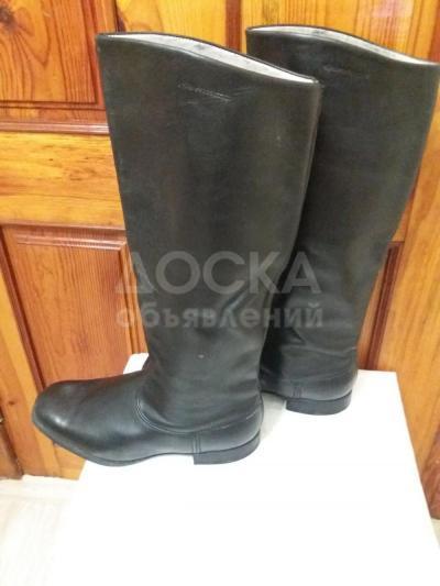 сапоги хромовые новые