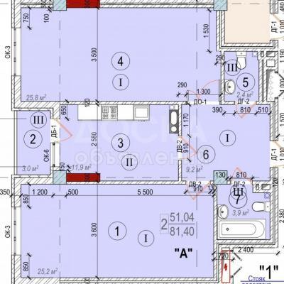 Продаю 2-комнатную квартиру, 85кв. м., этаж - 9/10, кок жар.