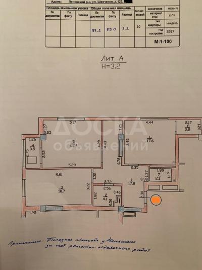 Продаю 2-комнатную квартиру, 90кв. м., этаж - 8/10, Срочно!!! ул.Турусбекова/ул.Фрунзе,  с ремонтом и мебелью. цена 71т.$ торг.