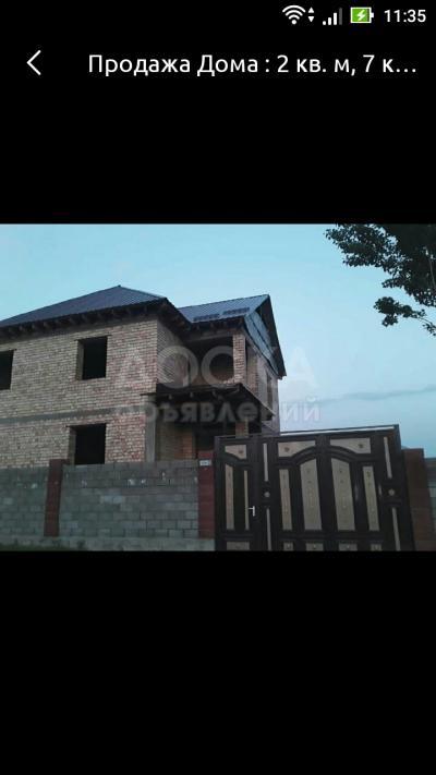 Продаю дом 7-ком. 220кв. м., этаж-2, 6-сот., стена кирпич, Мкр. Кокарт  (ориентир Петрапак.... жаны чек.