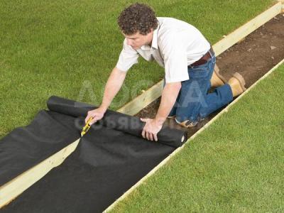 Геотекстиль под брусчатку и тротуарную плитку.