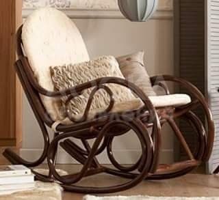 Кресло-качалка из натурального ротанга