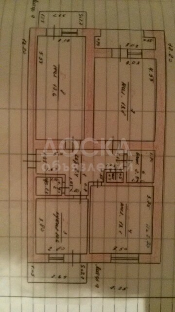 Продаю квартиру 3-ком., 65кв. м., этаж - 2/5, г кара балта,